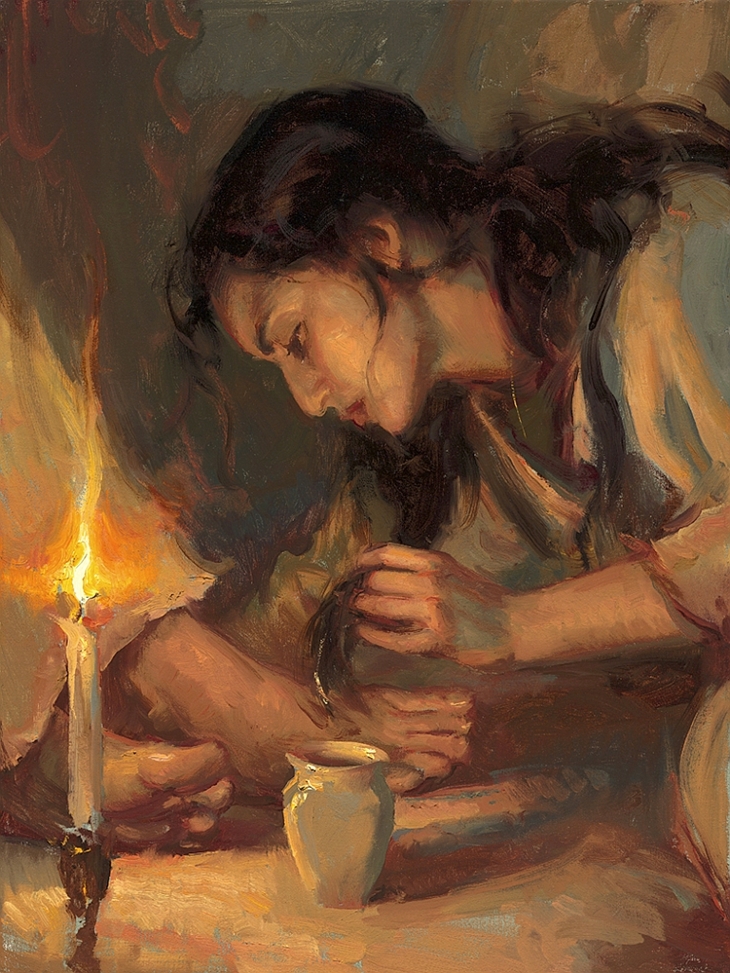 And he turned to the woman, and said unto Simon,