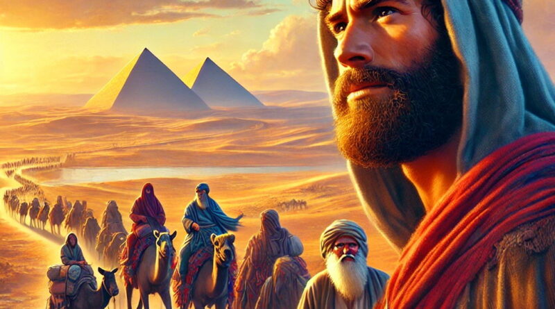   9 And Abram journeyed, going on still toward the south.