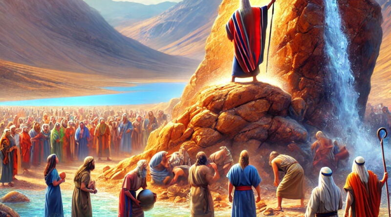   1 And all the congregation of the children of Israel journeyed from the wilderness of Sin, after their journeys, according to the commandment of the Lord, and pitched in Rephidim: and [there was] no water for the people to drink.