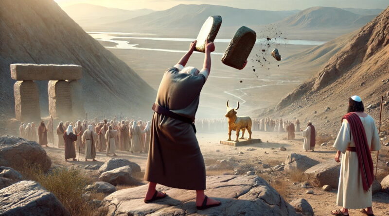   6 And they rose up early on the morrow, and offered burnt offerings, and brought peace offerings; and the people sat down to eat and to drink, and rose up to play.