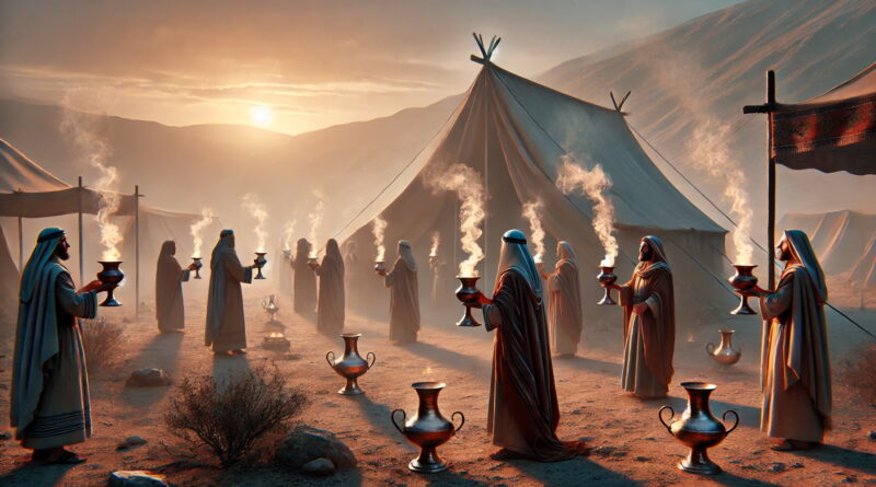   4 And when Moses heard [it], he fell upon his face: