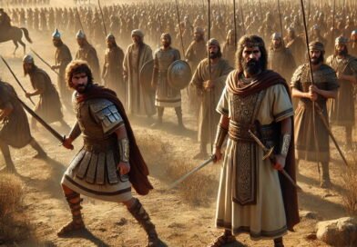   5 And the Philistines gathered themselves together to fight with Israel, thirty thousand chariots, and six thousand horsemen, and people as the sand which [is] on the sea shore in multitude: and they came up, and pitched in Michmash, eastward from Beth–aven.