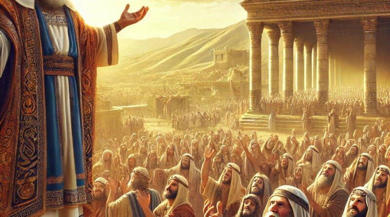   5 After that thou shalt come to the hill of God, where [is] the garrison of the Philistines: and it shall come to pass, when thou art come thither to the city, that thou shalt meet a company of prophets coming down from the high place with a psaltery, and a tabret, and a pipe, and a harp, before them; and they shall prophesy: