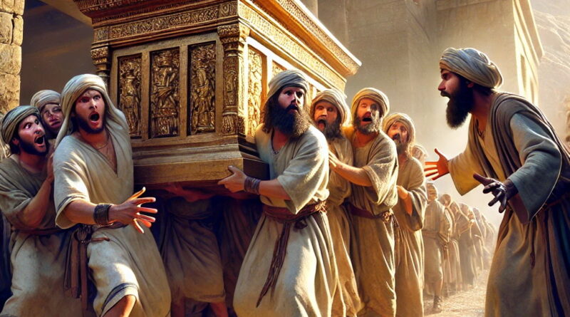   1 And the Philistines took the ark of God, and brought it from Eben–ezer unto Ashdod.