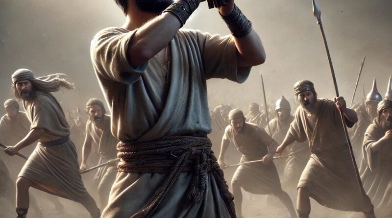   2 And David sent forth a third part of the people under the hand of Joab, and a third part under the hand of Abishai the son of Zeruiah, Joab’s brother, and a third part under the hand of Ittai the Gittite. And the king said unto the people, I will surely go forth with you myself also.