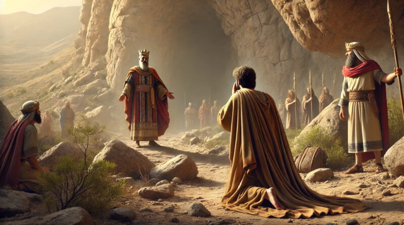   2 Then Saul took three thousand chosen men out of all Israel, and went to seek David and his men upon the rocks of the wild goats.