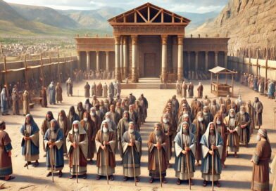 Two hundred and twelve gatekeepers stand in order at the sacred entrance, arranged by family lineage, ready to fulfill their duty.