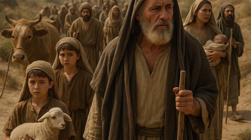 Levite families departing their villages, journeying to Judah after being cast out by Jeroboam.