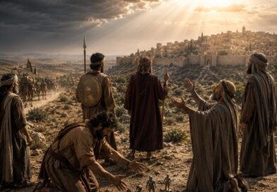 People of Judah choosing between trusting Egypt and trusting God in the setting of Isaiah 31.