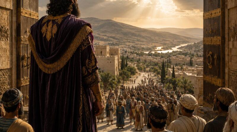 Ancient ruler before opened gates as nations witness God's sovereign plan in Isaiah 45
