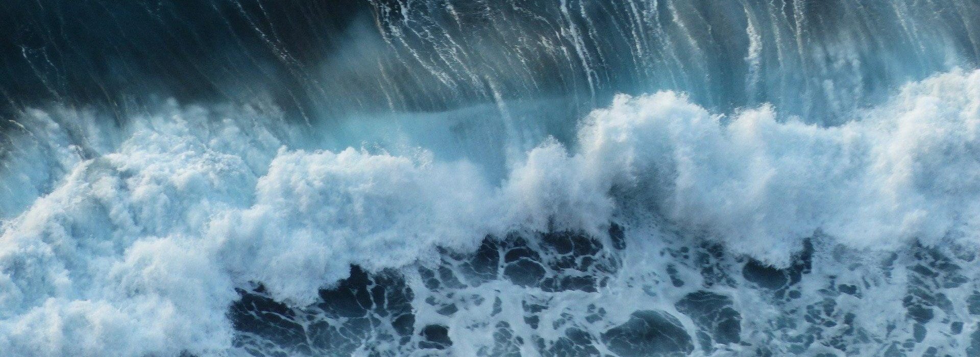 But when he saw the wind boisterous, he was afraid; and beginning to sink, he cried, saying, Lord, save me.