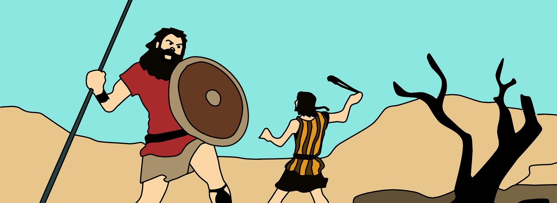 Then said David to the Philistine, Thou comest to me with a sword, and with a spear, and with a shield: but I come to thee in the name of the Lord of hosts, the God of the armies of Israel, whom thou hast defied.